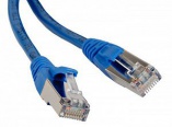 Патч-корд UTP, Cat.5е, LSZH, 3 м, синий, Hyperline PC-LPM-UTP-RJ45-RJ45-C5e-3M-LSZH-BL