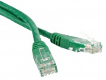 Патч-корд UTP, Cat.5e, LSZH, 10 м, зеленый, Hyperline PC-LPM-UTP-RJ45-RJ45-C5e-10M-LSZH-GN