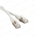 Патч-корд FTP, экранированный, Cat.5e, LSZH, 1 м, серый, Hyperline PC-LPM-STP-RJ45-RJ45-C5e-1M-LSZH-GY