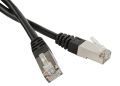 Патч-корд FTP, экранированный, Cat.5е, LSZH, 1.5 м, черный, Hyperline PC-LPM-STP-RJ45-RJ45-C5e-1.5M-LSZH-BK